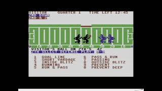 Computer Football Strategy  1983  C64 [upl. by Dory]