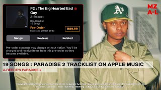 AREECEs Paradise 2 Makes Tracklist Debut on iTunes As The Album is Now Available For PreOrder [upl. by Douty]