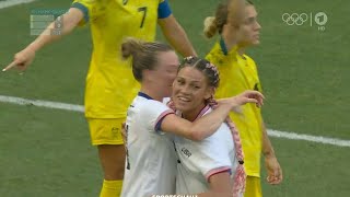 Trinity Rodman Goal vs Australia  Paris Olympics 2024  USA W vs AUS W Football Match Highlights [upl. by Acacia]