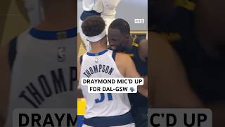 Draymond was HYPE in Klay’s homecoming at Golden State 🎙️ [upl. by Philpot]