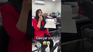 How to fix cake cracks  cake cracks theek karne ka tarika  tute cake ko fix kaise Kare  how to [upl. by Nahtanoj63]