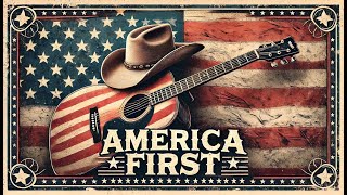 America First  Country Anthem Lyric Video  Eagle Wing [upl. by Adnohsirk725]