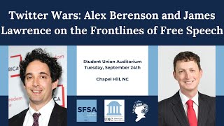 Twitter Wars Alex Berenson and James Lawrence on the Frontlines of Free Speech [upl. by Yregram]