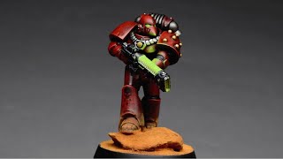 Blood Angels Armor Speed painting Guide [upl. by Adnilak659]