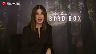 Interview Sandra Bullock  BIRD BOX [upl. by Leaper961]