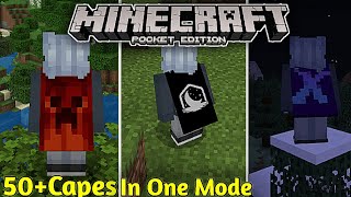 Capes Mod for Minecraft Pe 120 50Capes [upl. by Asiat]