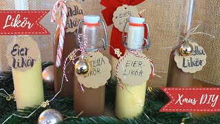 Eierlikör und Nutellalikör selber machen  DIY Weihnachtsserie [upl. by Rosecan]