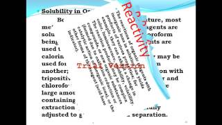 ORGANIC REAGENTS USED IN INORGANIC ANALYSIS [upl. by Eirol72]