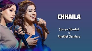 chhaila Song LyricsShreya Ghosal x Sunidhi Chauhan  Salim Sulaiman  Shradha Pandit  Bhoomi 2024 [upl. by Nivle489]