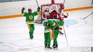 PJHL  Norwich Merchants vs Hespeler Shamrocks [upl. by Hcelemile]