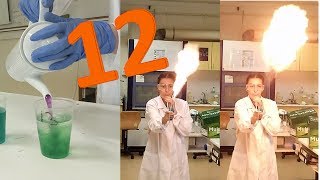 12 Captivating Chemistry Experiments performed by Senior Highschool Students [upl. by Tamer]