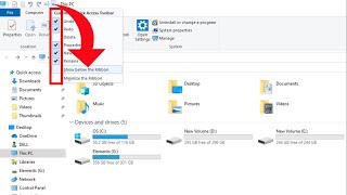 Customize Quick Access Toolbar in File Explorer [upl. by Hoffer]