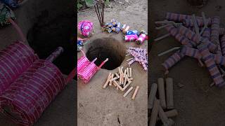 Different Types of Diwali Crackers Testing In Hole  पानी पानी Sound  महाबली बम  KIT KAT  Bullet [upl. by Oech]