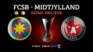 FCSB  MIDTJYLLAND EUROPA LEAGUE PRONOSTIC LIVE FCSB [upl. by Ethelda]