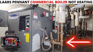 HVAC Service Call LAARS PENNANT Commercial Boiler Not Heating Boiler Not Firing Up Not Igniting [upl. by Areyk532]