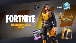 Fortnite Item Shop NEW MACHINIST MINA SKIN January 25th 2021 Fortnite Battle Royale [upl. by Wilonah619]