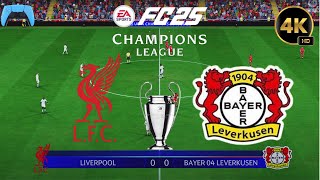 Liverpool vs Bayer Leverkusen  UEFA Champions League 2425 Full Match Gameplay  PS5  4K [upl. by Aicilla]