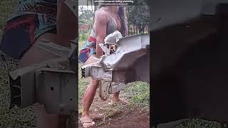 Watch Gil Cunha lift It Scrap Car Rolling amp Lifting femalestrength womensbodybuilder [upl. by Portie]