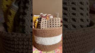 Handmade by me 💖 tote bags and basket crochet handmade craft aesthetic jicarillaapache [upl. by Elpmid274]