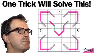 Solve The Whole Sudoku With A Simple Trick [upl. by Ecahc]