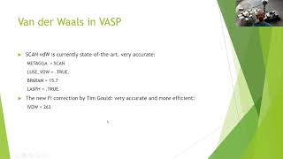 Advanced topics in VASP [upl. by Thoer679]