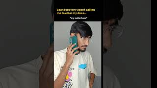 Loan recovery agent calling to clear my duestrending viral reels instagram trendingreels [upl. by Fern]