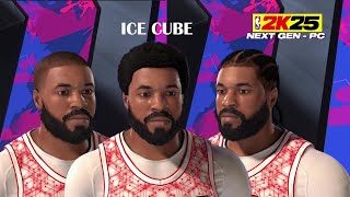 NBA2K25  ICE CUBE  FACE CREATION [upl. by Ynettirb]