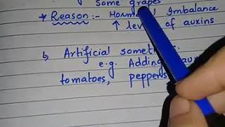 Parthenocarpy Formation of fruit without fertilization [upl. by Ambros]