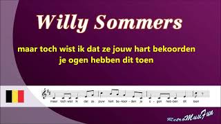 Willy Sommers  Weet je nog die slow  Karaoke [upl. by Ydaf]