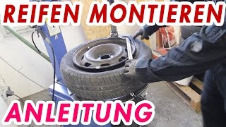 Reifen Montieren und Auswuchten  Anleitung Tutorial Film [upl. by Lorie]