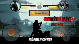 Easiest way to beat lynx in shadow fight 2 2021 [upl. by Xonel]