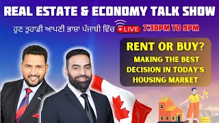 Rent or Buy Making the Best Decision in Todays Housing Market  Desi Economist Live [upl. by Abocaj]