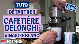 Comment détartrer une cafetière DELONGHI avec du vinaigre blanc [upl. by Mandie]