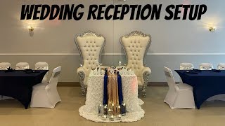 Wedding Reception Setup  Wedding Decorations Ideas [upl. by Sanoj]