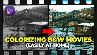 How to Colorize Black amp White Movies Easily with AI [upl. by Amble496]