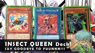 INSECT QUEEN Deck  Insect Link Lockdown May 2018 Yugioh [upl. by Tyika]