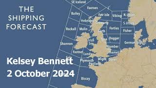 Shipping Forecast read by Kelsey Bennett [upl. by Harwin]