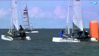 Catamarans in actie in Ronde om Texel [upl. by Ttreve]