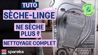 Réparer un seche linge qui ne sèche plus  entretien complet [upl. by Lenwood]