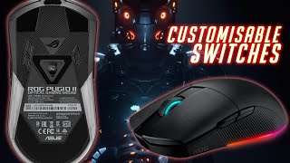 Asus ROG Pugio II Review  Customisable switches [upl. by Nylde]