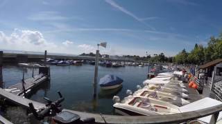 STREET VIEW Friedrichshafen am Bodensee in GERMANY [upl. by Airdnoed516]