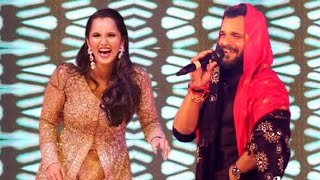 अचानक खेसारी के शो में आ गई सानिया मिर्ज़ा दोनों खूब नाचे  Khesari Lal Sania Mirza  Show [upl. by Drofdeb]