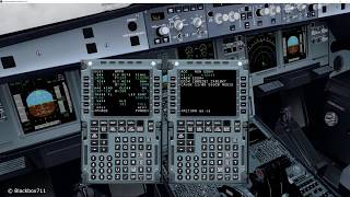 FSLabs A320X Basics Secondary Flightplan and Fix Info functions [upl. by Fawcett]