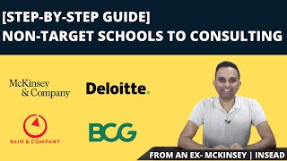 NonTarget Schools to Management Consulting  Stepbystep guide [upl. by Arakaj160]