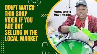 How to make and and sell your liquid soapStrategies for maximizing profit as local market sellers [upl. by Rickart]