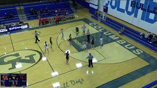 Columbus North High School vs East Central High School Womens Varsity Basketball [upl. by Tonl]