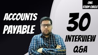 Accounts Payable Interview Questions And Answers 30 Questions Covered [upl. by Callas]