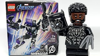 RARE LEGO Marvel 2022 Black Panther Mech REVIEW [upl. by Ardekahs]