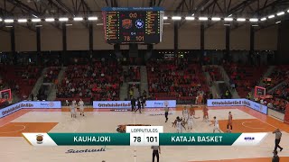 Kauhajoki vs Kataja Basket  Game Highlights [upl. by Fondea]