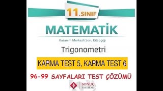 Sonuç Yayınları 11Sınıf Matematik Kitabı Trigonometri Konusu 9699 Sayfaları [upl. by Kylah]